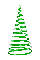 Drehender Weihnachtsbaum - GIF animé gratuit
