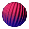 vaporwave sphere - GIF animasi gratis