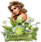 spring  woman by nataliplus - kostenlos png Animiertes GIF