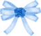 Kaz_Creations Deco Ribbons Bows  Blue  Colours - ilmainen png animoitu GIF