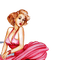 dolceluna vintage pinup woman - Free PNG Animated GIF