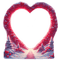 sm3 red heart snow frame winter border - kostenlos png Animiertes GIF