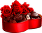 Heart.Box.Candy.Roses.Brown.Red - png gratuito GIF animata