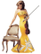 Kaz_Creations Woman Femme Yellow - Free PNG Animated GIF