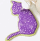 purple cat cookie making gif - Nemokamas animacinis gif animuotas GIF