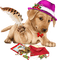 loly33 chien noël - png gratis GIF animado