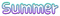 summer text blue purple - ilmainen png animoitu GIF