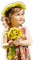 Rena Kind Child Löwenzahn gelb Mädchen - Free PNG Animated GIF