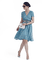 woman in blue dress, sunshine3 - zdarma png animovaný GIF