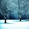 Blue Winter Forest - png gratuito GIF animata