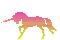 running unicorn - GIF animé gratuit GIF animé