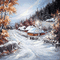 kikkapink background winter painting pastel - GIF animasi gratis GIF animasi