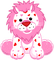 webkinz heart lion pink white and red - PNG gratuit GIF animé