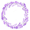 Lavender circle frame - bezmaksas png animēts GIF