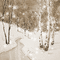 kikkapink winter snow background animated sepia - GIF animé gratuit GIF animé