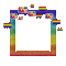 Small Rainbow Frame - Безплатен анимиран GIF анимиран GIF