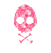 emo scene skull - Bezmaksas animēts GIF animēts GIF
