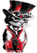 soave animals steampunk cat black white red - безплатен png анимиран GIF
