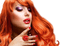 Beautiful Redhead Woman