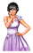 femme en violet.Cheyenne63 - png gratis GIF animasi