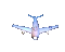 avião gif-l - GIF animado grátis Gif Animado