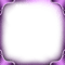 soave frame corner vintage  purple - PNG gratuit GIF animé