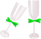 soave deco  new year glass bow anniversary - PNG gratuit GIF animé