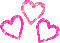 heart herz coeur  love liebe cher tube valentine gif anime animated animation pink glitter - GIF animé gratuit GIF animé