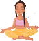 Meditating Inner Peace - Bezmaksas animēts GIF animēts GIF