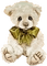soave deco toy bear green beige