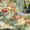 fondo flores  rojo azul oro gif dubravka4 - GIF animado gratis GIF animado