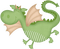 Dragon Vert Rose :) - Free PNG Animated GIF