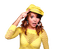 woman in hat bp - безплатен png анимиран GIF