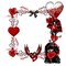 minou-red-heart-love-frame - безплатен png анимиран GIF