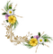 Kaz_Creations Deco Corner Flowers Colours - ingyenes png animált GIF