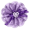 Kaz_Creations Ribbons Bows Ribbon Purple  Deco Flower