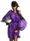 charmille _ femme en violet - gratis png geanimeerde GIF