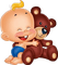 WINNI WINDEL con orsacchiotto - with teddy bear - Gratis animeret GIF