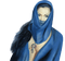 mujer azul by estrellacristal