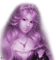 Y.A.M._Fantasy woman girl  purple - Free PNG Animated GIF