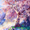 loly33 paysage printemps - gratis png geanimeerde GIF