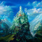 fantasy castle - GIF animado grátis