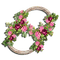 circle frame spring flowers kikkapink - фрее пнг анимирани ГИФ