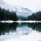 Rena See Mountains Hintergrund schwarz weiß - 免费动画 GIF 动画 GIF