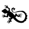 black lizard - zadarmo png animovaný GIF