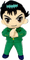 yusuke urameshi - ingyenes png animált GIF