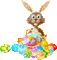 Easter hare by nataliplus - GIF animado grátis Gif Animado
