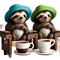 café petit personnage - Bezmaksas animēts GIF