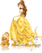 belle beauty and the beast - darmowe png animowany gif