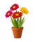 Maceta de flores - zdarma png animovaný GIF